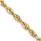 14k Yellow Gold 2.25mm Diamond-Cut Rope 18 Inch Chain