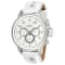 Invicta S1 Rally 48mm White Dial Leather Band Quartz Watch