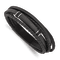 Black Rubber and Stainless Steel Brushed Black IP Plated 8-inch with
0.5-inch Extension Bracelet