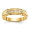 14K Yellow Gold AA Quality Mens Wedding Band