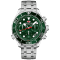 Seapro Men's Mondial Timer Green Dial, Stainless Steel Watch