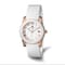 Charles Hubert Rose IP-plated Stainless Steel/Ceramic White Dial Watch