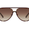 QUAY "HIGH PROFILE" Espresso Aviator Frame / Brown Lenses Sunglasses