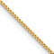 14k Yellow Gold 0.7mm Solid Box 24 Inch Chain