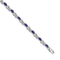 Rhodium Over 14k White Gold Diamond and Sapphire Infinity Bracelet