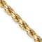 14k Yellow Gold 4.25mm Solid Diamond-Cut Rope 28 Inch Chain
