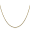 14k Yellow Gold 1.45mm Solid Diamond Cut Cable Chain 18 Inches