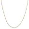 14K Yellow Gold 0.5mm Octagonal Snake Chain Necklace