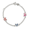 Sterling Silver Multi-color Enamel Butterfly with 1-inch Extensions
Children's Bracelet