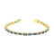 5.00ctw Sapphire and Diamond Bracelet 14k Yellow Gold