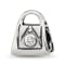 Sterling Silver Cubic Zirconia Handbag Bead