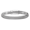 Rhodium Over Sterling Silver Polished 7.65mm Oval Diamond-cut Snake Bracelet