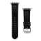 Gametime NHL Chicago Blackhawks Black Leather Apple Watch Band (38/40mm
S/M). Watch not included.