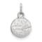 Rhodium Over Sterling Silver NHL LogoArt New York Islanders Extra Small Pendant