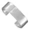 Rhodium Over Sterling Silver 19mm Hammered Cuff Bracelet