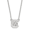 Rhodium Over Sterling Silver LogoArt University of South Carolina Small
Pendant Necklace