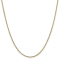 14K Yellow Gold 1mm Franco Chain Necklace