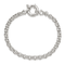 Sterling Silver Polished Rolo Fancy Bracelet