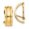 14k Yellow Gold 11/16" Fancy Non-Pierced Earrings