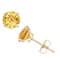 Citrine Stud Earrings In 10K Gold 2.2ctw