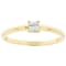 White Cubic Zirconia 18K Yellow Gold Over Sterling Silver Promise Ring 0.24ctw
