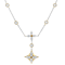 Lab-Grown Diamond Y Necklace In 14K Gold Over Sterling Silver 1.00ctw