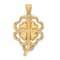 14K Yellow Gold 4-Leaf Clover Charm