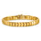 14K Yellow Gold 7.5mm Fancy Link 7.5 inch Bracelet