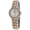 Mathey Tissot Women's Classic White Dial, Two tone Stainless Steel Watch