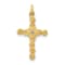 14K Yellow Gold Small 0.01ct. Diamond Cross Charm