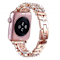 White Crystal Detail Rose Stainless Steel Apple Watch Band (38/40mm).
Watch Not Included.