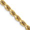 14k Yellow Gold 3.75mm Solid Diamond-Cut Rope 22 Inch Chain