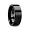 MORPHEUS Flat Black Tungsten Ring 8mm