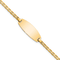 14k Yellow Gold Oval Mariner Link ID Bracelet