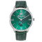 Mathey Tissot Men's Edmond Green Dial Green Leather Strap Watch