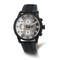 Charles Hubert Black IP-plated Stainless Steel Chronograph White Dial Watch