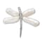 Rhodium Over Sterling Silver White Baroque Freshwater Pearl Cubic
Zirconia Dragonfly Slide Pin