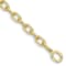 14K Yellow Gold 12mm Open Link Cable 8.25-inch Bracelet