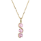 Pink Cubic Zirconia 18k Yellow Gold Over Sterling Silver October
Birthstone Pendant 6.35ctw