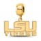 14K Yellow Gold Over Sterling Silver LogoArt Louisiana State University
Small Dangle Bead
