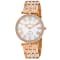 Christian Van Sant Women's Hush White Dial, Rose Stainless Steel Watch