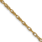 14k Yellow Gold 1.35mm Solid Cable 22 Inch Chain