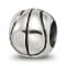 Sterling Silver Basketball Bead