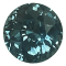 Green Sapphire Loose Gemstone 6.5mm Round 1.47ct