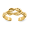 14K Yellow Gold Love Knot Toe Ring