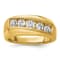 10K Yellow Gold Lab Grown Diamond SI1/SI2, G H I, Men's 5-Stone Ring