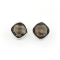 Brown Cushion Smoky Quartz Sterling Silver Earrings 11ctw