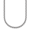 Rhodium Over Sterling Silver 4.0mm Box 18 Inch Chain