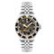 Duxot Atlantica Skeleton Diver Brown Dial White Bezel White Stainless
Steel Band Automatic Watch