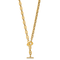 14K Yellow Gold Anchor and Cable Link 18-inch Toggle Necklace